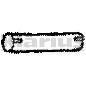 Соединительные элементы, система выпуска WALKER 12599