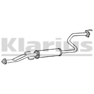 Средний глушитель выхлопных газов KLARIUS HA237B
