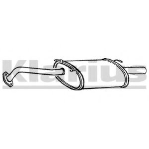 Глушитель выхлопных газов конечный KLARIUS HY55W