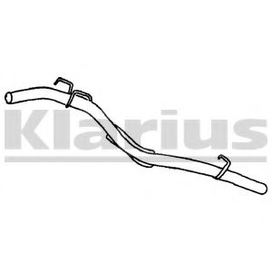 Труба выхлопного газа WALKER 14837