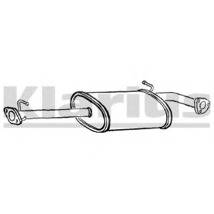 Средний глушитель выхлопных газов KLARIUS LR180H