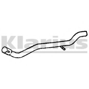 Труба выхлопного газа KLARIUS MA114E
