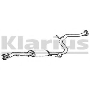 Средний глушитель выхлопных газов KLARIUS MA241T