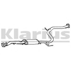 Средний глушитель выхлопных газов KLARIUS MA249G
