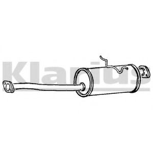 Средний глушитель выхлопных газов KLARIUS MA99C
