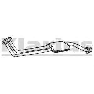 Предглушитель выхлопных газов KLARIUS MZ161H