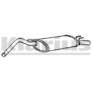 Глушитель выхлопных газов конечный KLARIUS RN323C