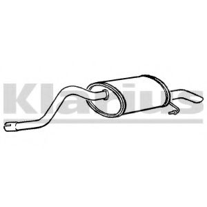Глушитель выхлопных газов конечный KLARIUS RN662D