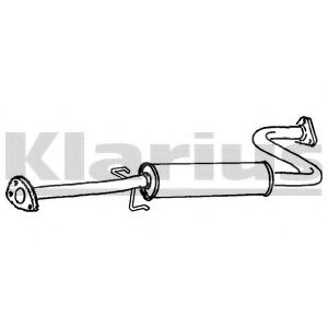 Средний глушитель выхлопных газов KLARIUS RR219X