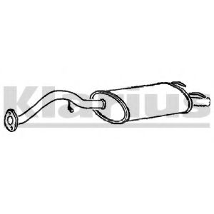 Глушитель выхлопных газов конечный KLARIUS RR253X