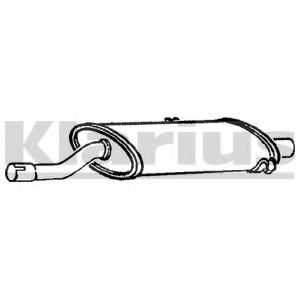 Средний глушитель выхлопных газов KLARIUS SB52V