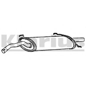 Глушитель выхлопных газов конечный KLARIUS TY476L