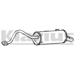 Глушитель выхлопных газов конечный KLARIUS TY504W