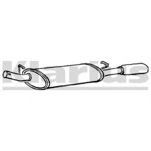 Глушитель выхлопных газов конечный KLARIUS VL488A