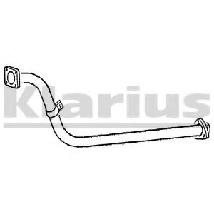 Труба выхлопного газа KLARIUS VO277X
