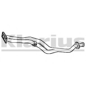 Труба выхлопного газа KLARIUS VW168M