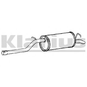 Глушитель выхлопных газов конечный KLARIUS VW641T