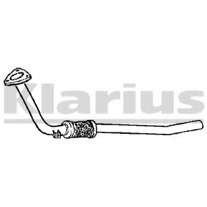 Труба выхлопного газа KLARIUS 142751