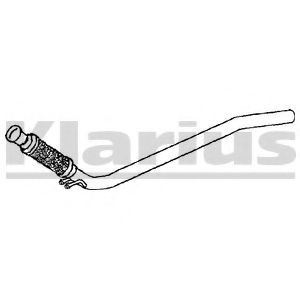 Труба выхлопного газа KLARIUS 142754