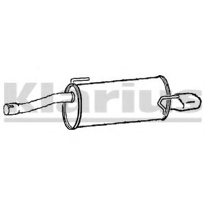 Глушитель выхлопных газов конечный KLARIUS 210925
