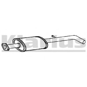 Средний глушитель выхлопных газов KLARIUS 230773