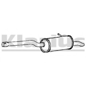 Глушитель выхлопных газов конечный KLARIUS 231041