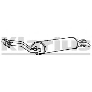 Глушитель выхлопных газов конечный KLARIUS MZ59B