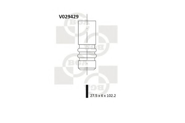 Выпускной клапан BGA V029429