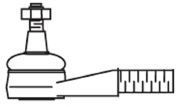 Наконечник поперечной рулевой тяги FRAP 1327