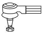 Наконечник поперечной рулевой тяги FRAP 3297