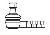 Наконечник поперечной рулевой тяги FRAP 3382