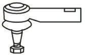Наконечник поперечной рулевой тяги FRAP 3456