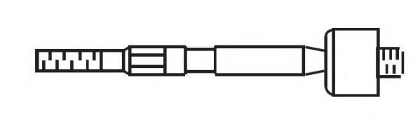 Осевой шарнир, рулевая тяга FRAP 4428