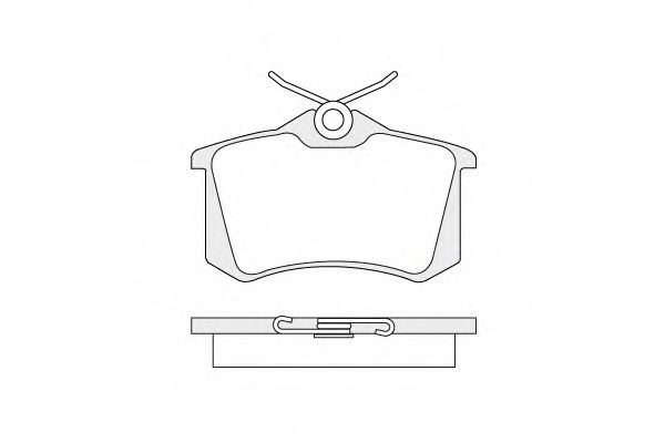 Комплект тормозных колодок, дисковый тормоз KSM-KOSHIMO 1850.0058134
