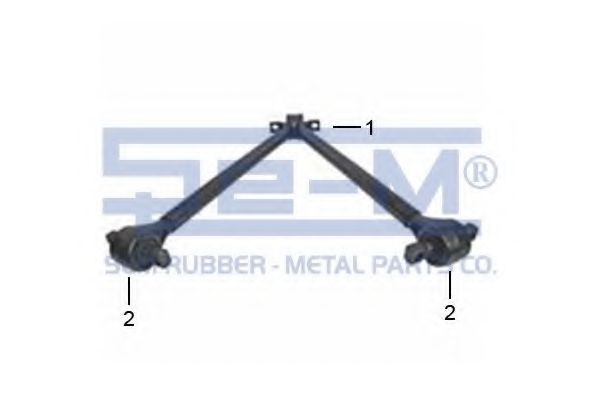 Рычаг независимой подвески колеса, подвеска колеса SEM LASTIK 11252