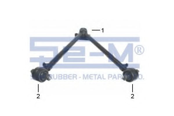 Рычаг независимой подвески колеса, подвеска колеса SEM LASTIK 11256
