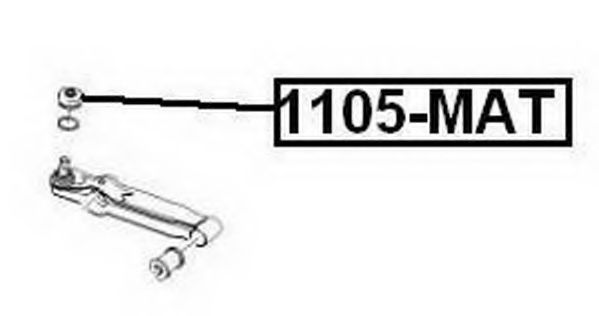 ремонтный комплект, несущие / направляющие шарниры AKITAKA 1124005