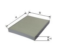 Фильтр, воздух во внутренном пространстве GOODWILL AG 259 CF