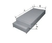 Фильтр, воздух во внутренном пространстве GOODWILL AG 540 2K CF