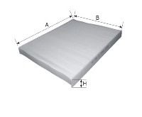 Фильтр, воздух во внутренном пространстве GOODWILL AG 558 CF