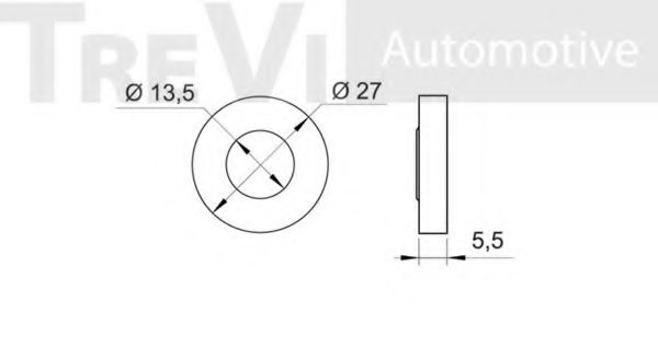 ремонтный комплект, рычаг натяжки поликлинового ремня TREVI AUTOMOTIVE A1602
