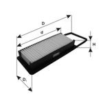 Воздушный фильтр MANN-FILTER AP1061
