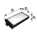 Фильтр, воздух во внутренном пространстве FILTRON CU2423