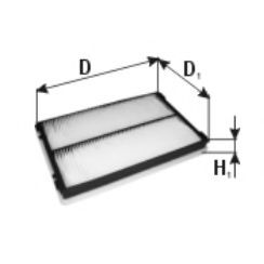 Фильтр, воздух во внутренном пространстве MANN-FILTER K1018
