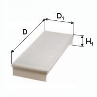 Фильтр, воздух во внутренном пространстве MANN-FILTER K1133