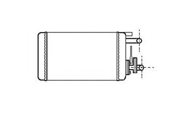 Теплообменник, отопление салона ORDONEZ 2061903