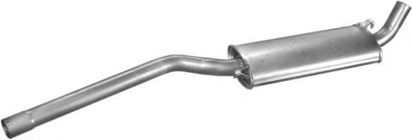 Средний глушитель выхлопных газов TESH 240022