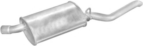 Глушитель выхлопных газов конечный POLMO 08.364