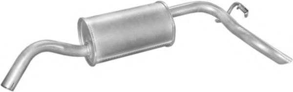 Глушитель выхлопных газов конечный TESH 230121