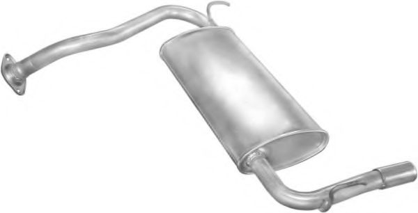 Глушитель выхлопных газов конечный POLMO 1269